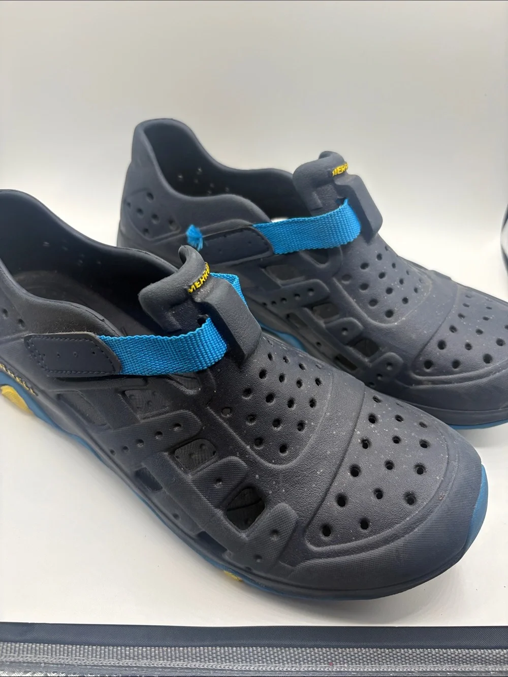 Merrell Kids Navy and Bright Blue Water Shoes